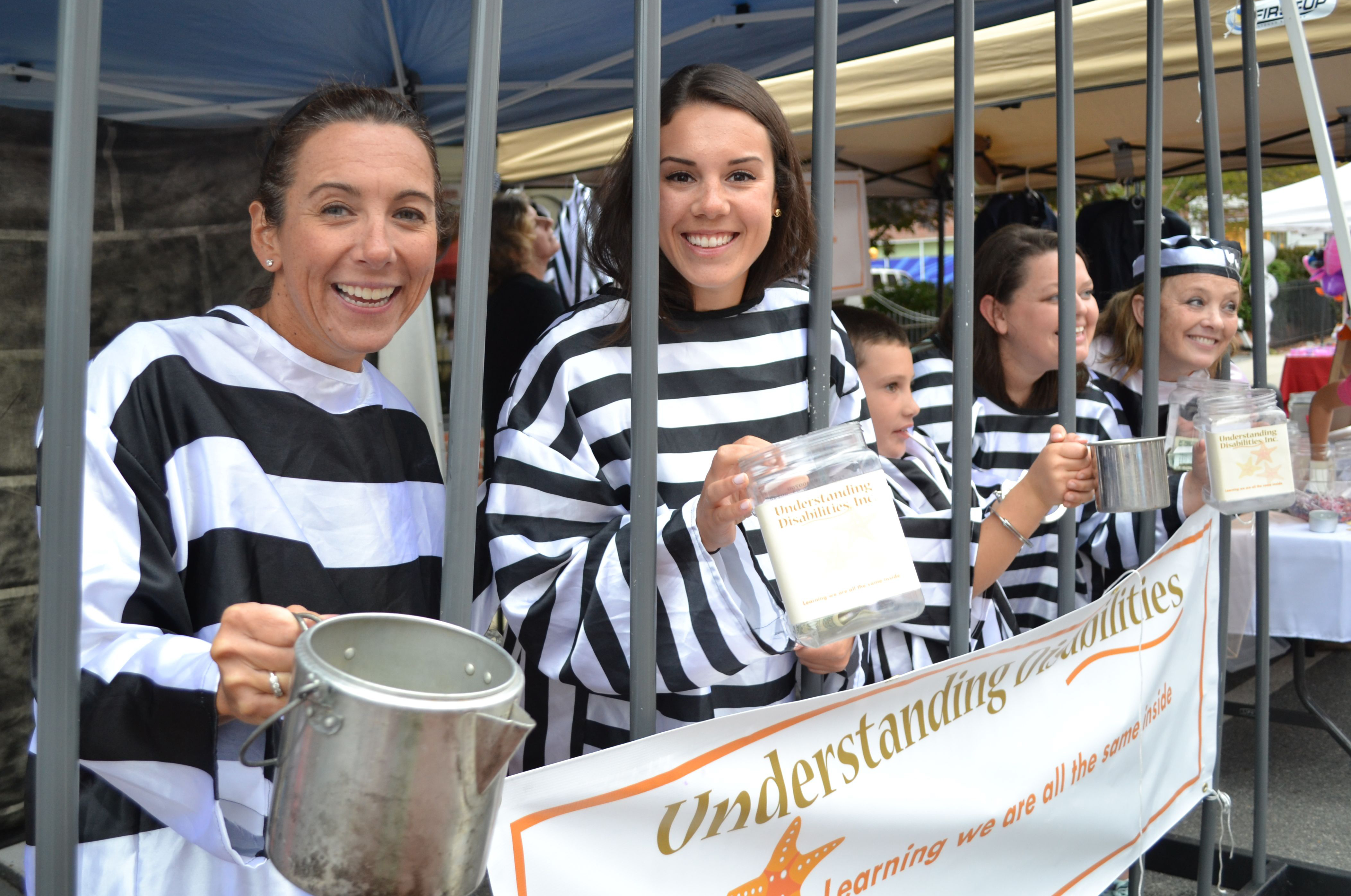 Birch Meadow teachers participating in the Jail & Bail